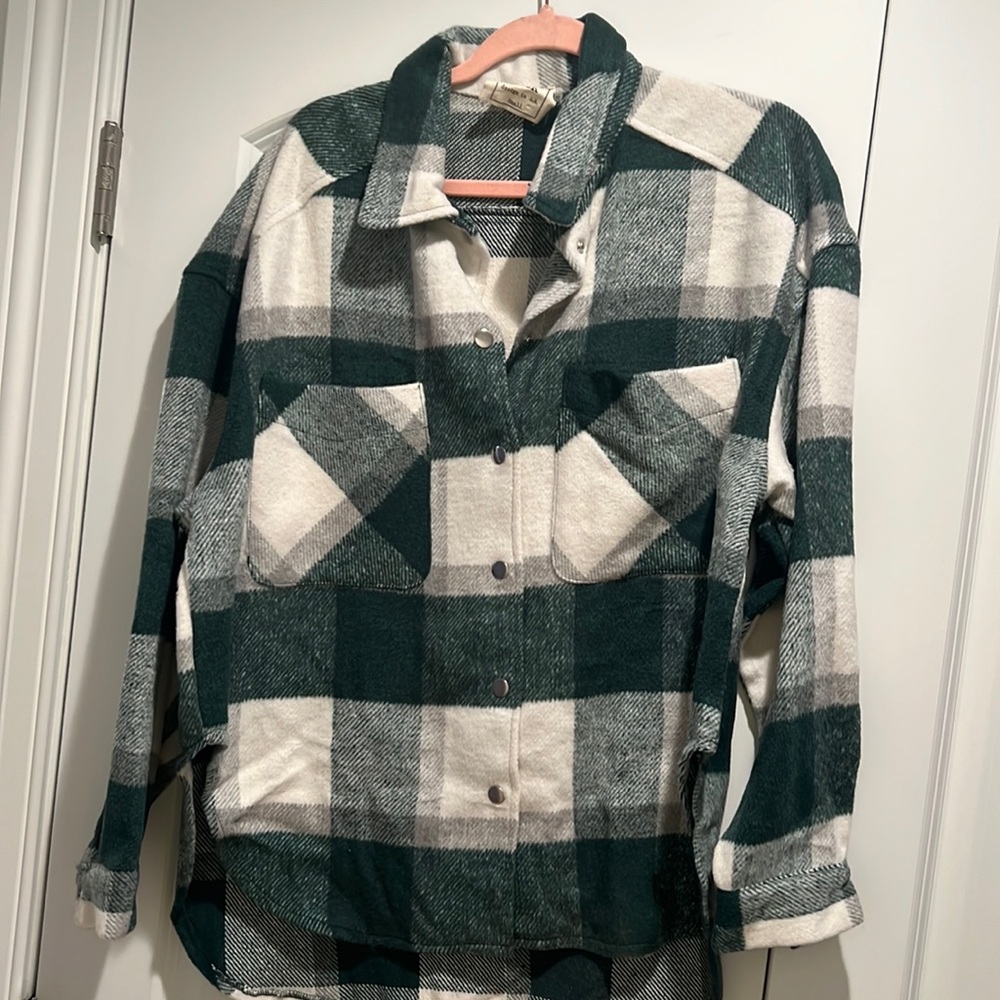 Green Plaid Flannel
